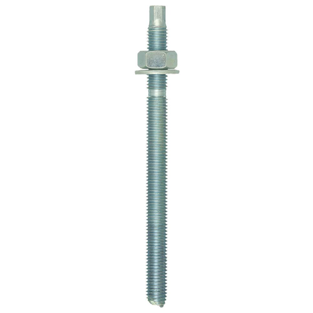 R Stud M20 x 260mm with Hex HeadBZP (Steel class 8.8) Rawplug