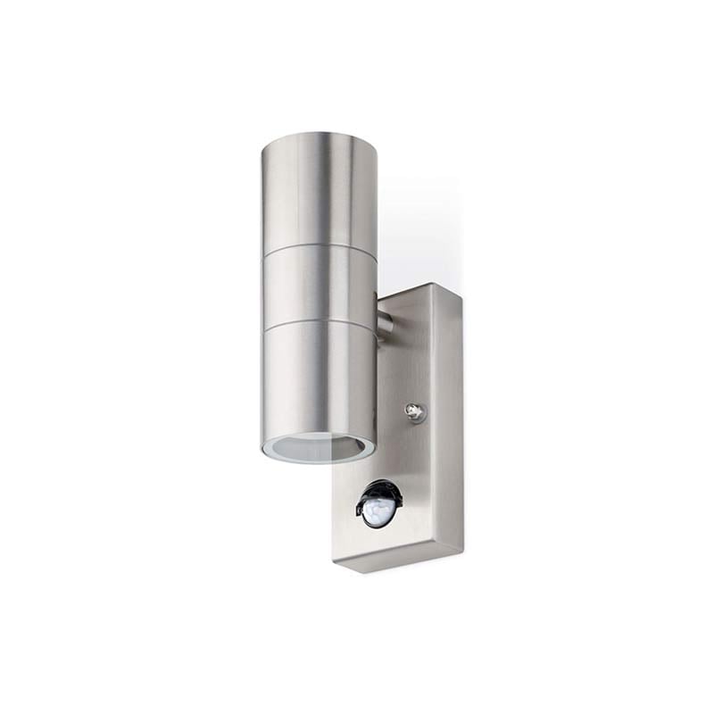 JCC Twin GU10 Up/Down Wall Light With PIR