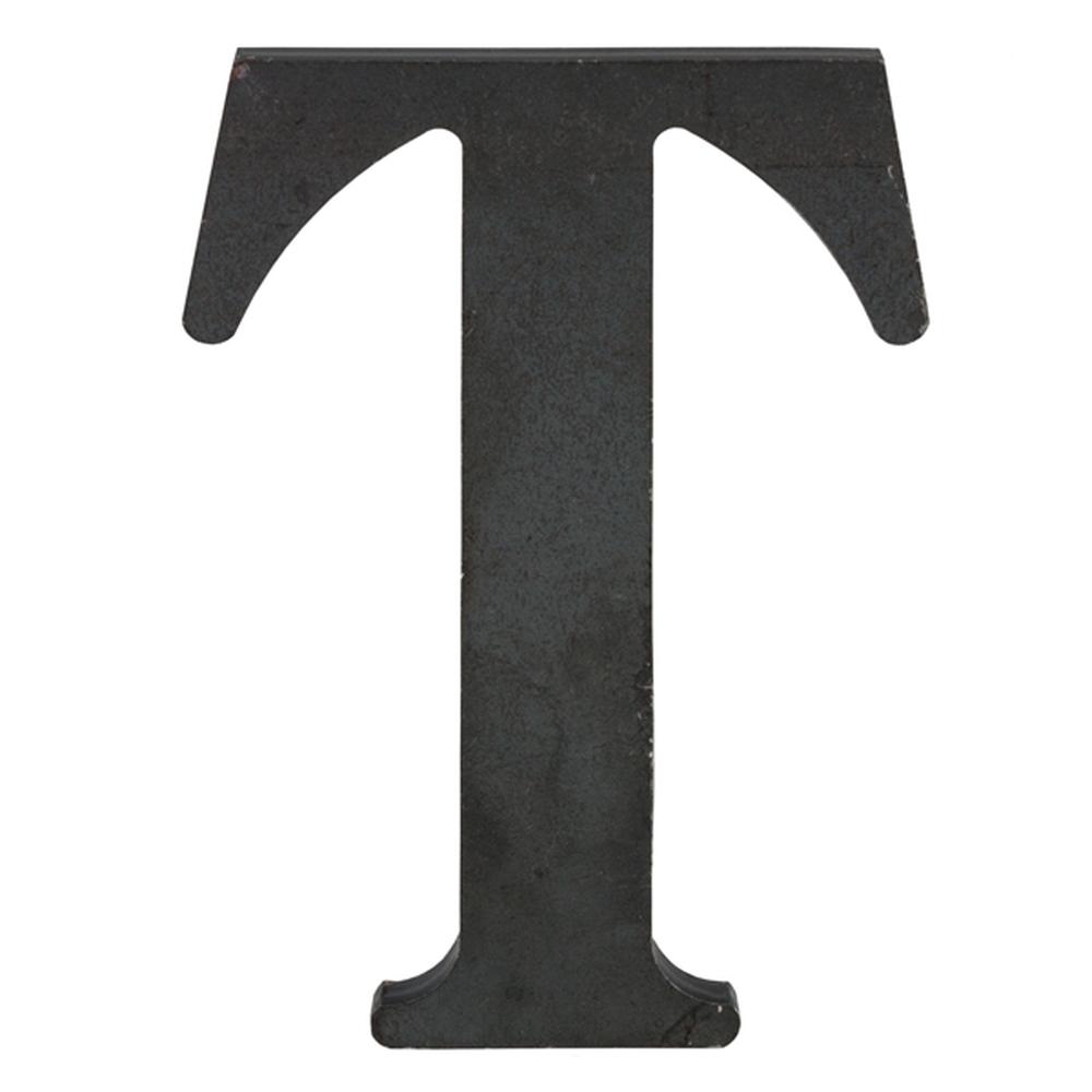 Profiled Letter T - Mild SteelHeight 100mm - 6mm Thick