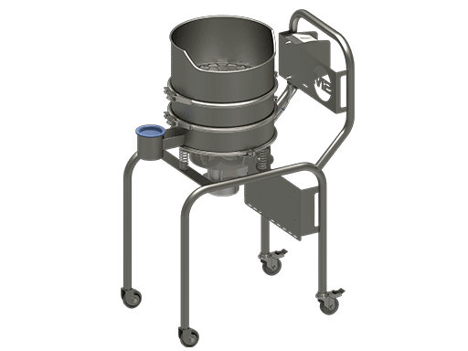 Small Sack Tip Or Grading Sieve For The Pharmaceutical Industry