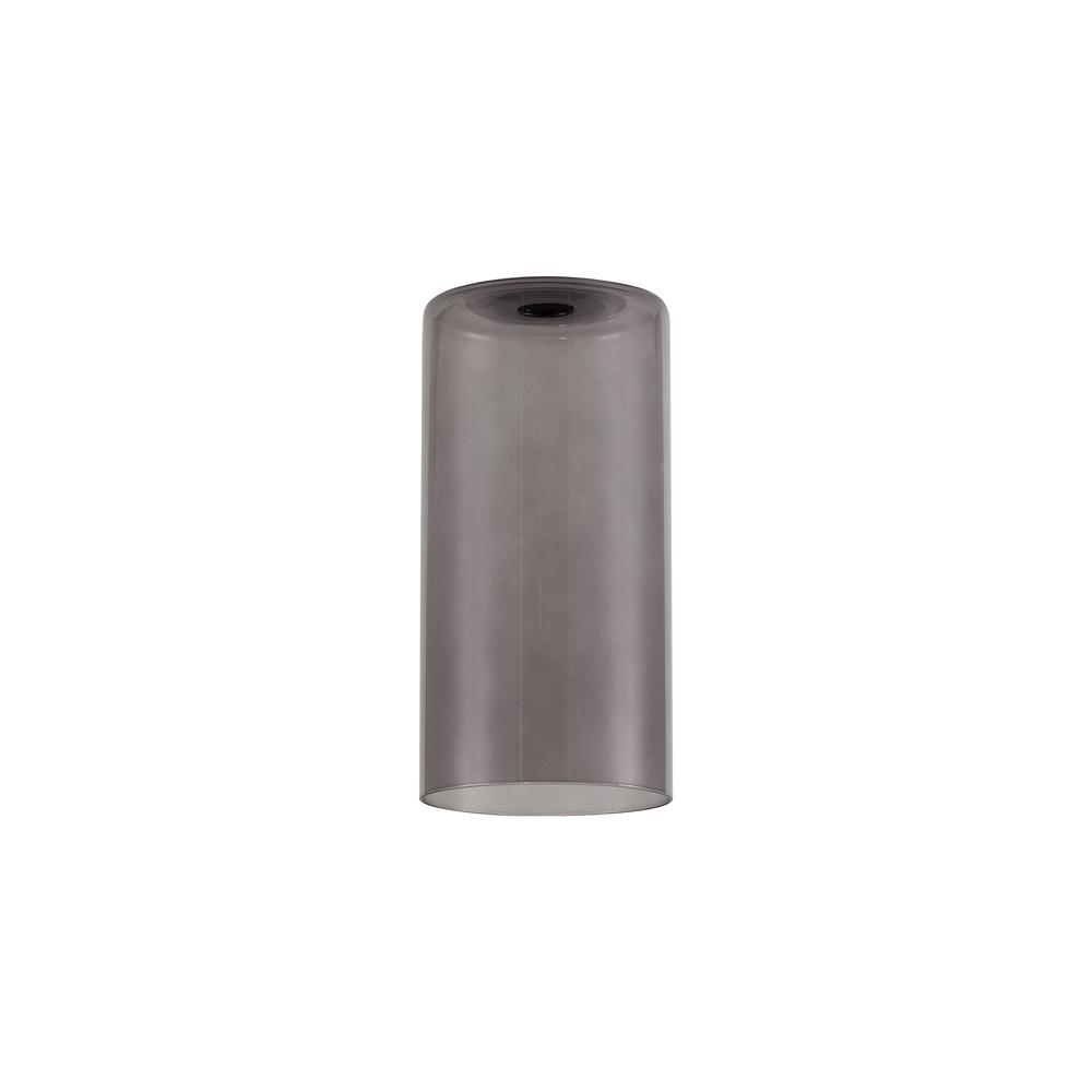 Luxuria Apex 100x200mm Tall Cylinder (A) Smoke Glass Shade