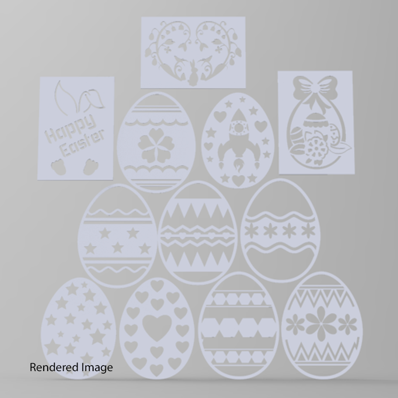 Easter egg - Stencils