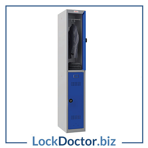 Phoenix Blue Double-Door Combination Locker