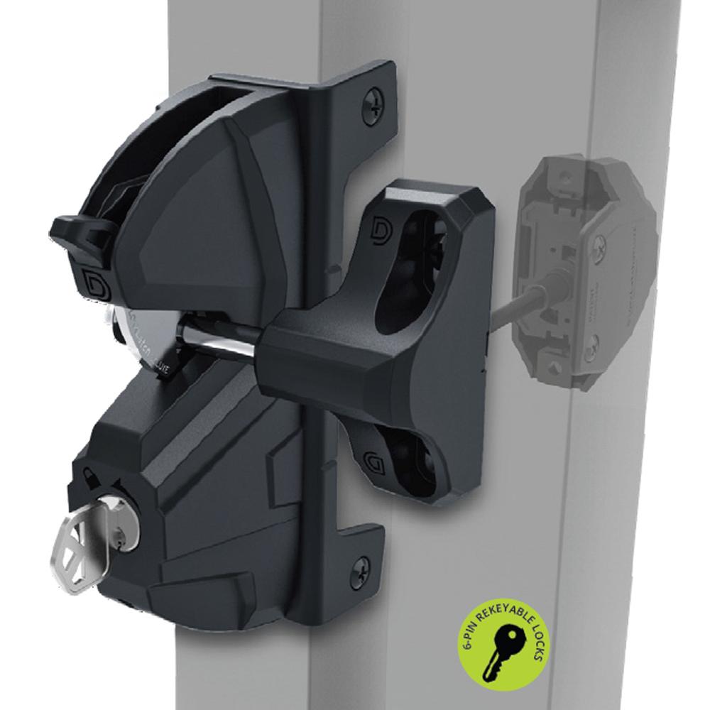 Premium Privacy & Security Gate Latch Keyed Alike - Long Bolt