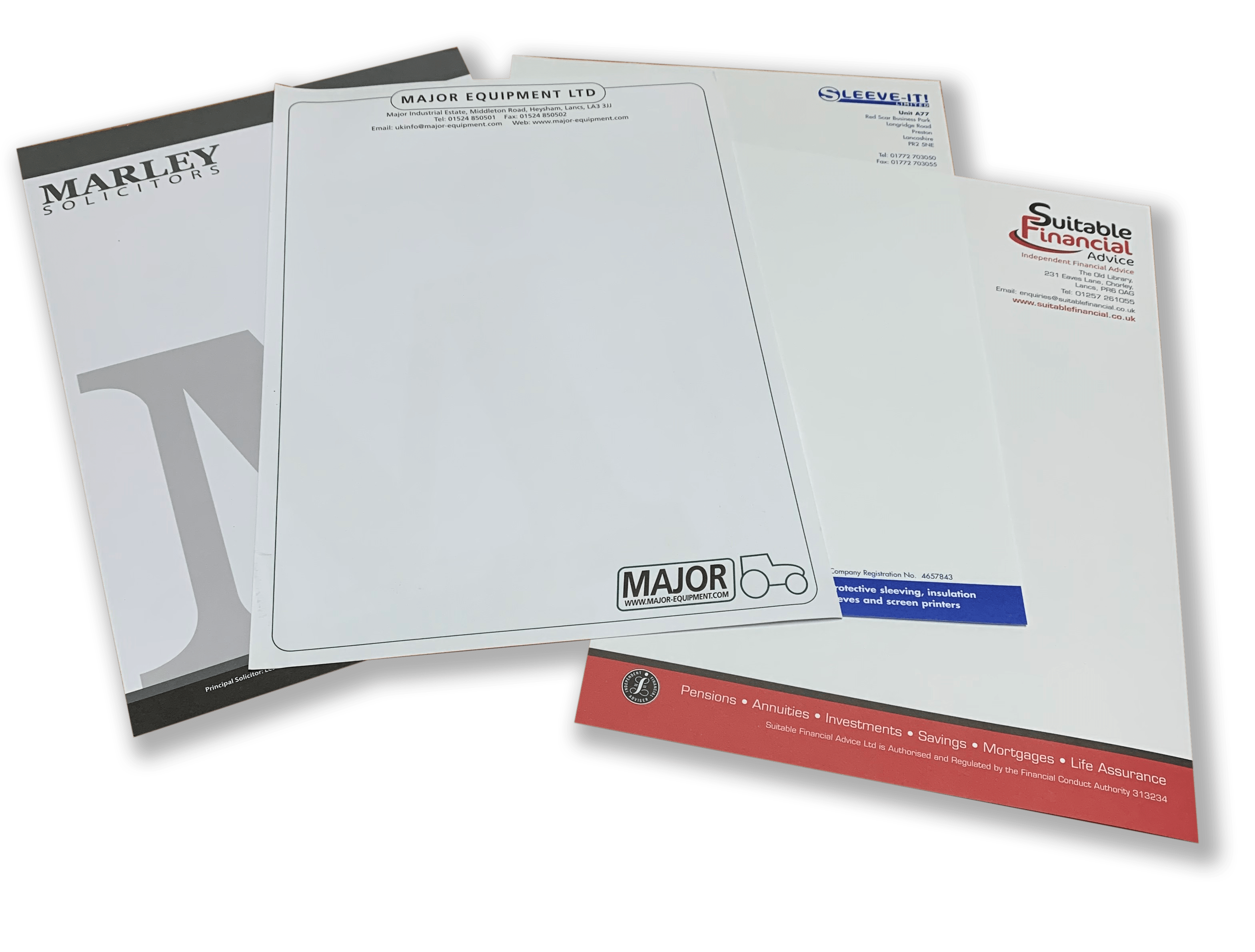 Bespoke Printed Letterheads Design Services