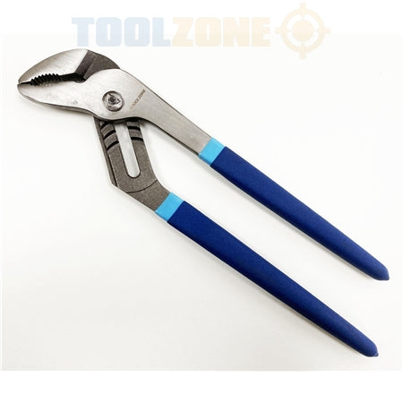 Toolzone 12in Satin Water Pump Pliers Rough Dippe