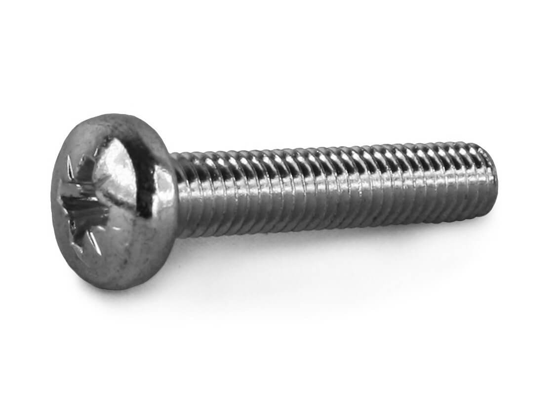 M4x16 A2 Pozi Pan Machine Screw DIN 7985