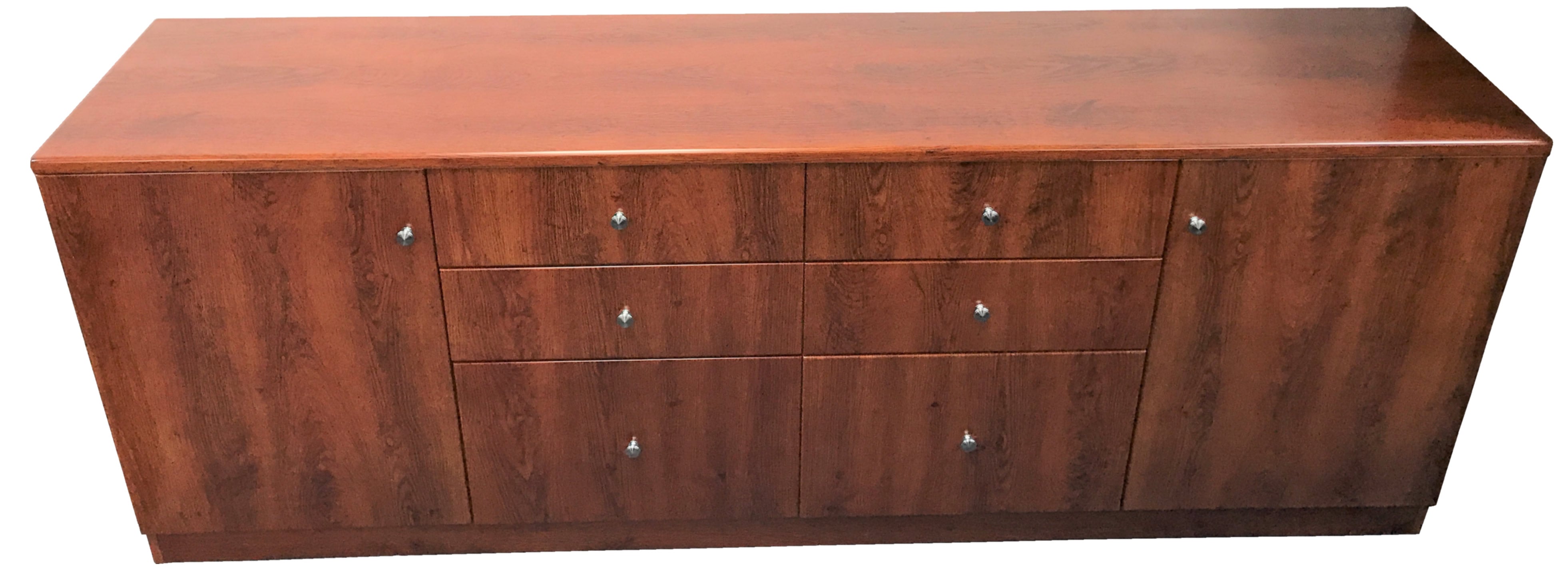 Specialising In Extra Large Medium Oak Credenza Cupboard - 2000mm - 126T UK