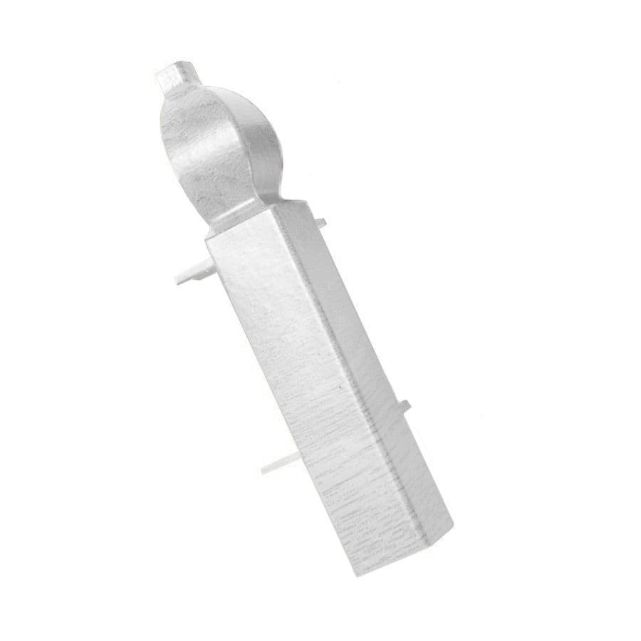 100mm White UPVC Torus Skirting External Corner - (2 Pack)