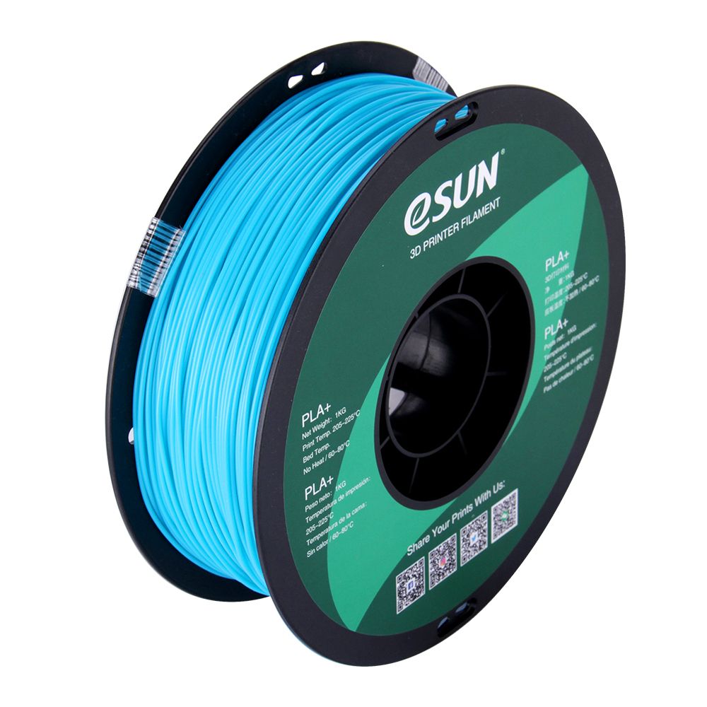 eSUN PLA+ Light Blue 1.75mm 1Kg 3D Printing filament