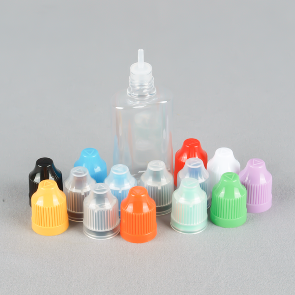 Oval Postal PET Plastic Liquid Dropper Bottle 