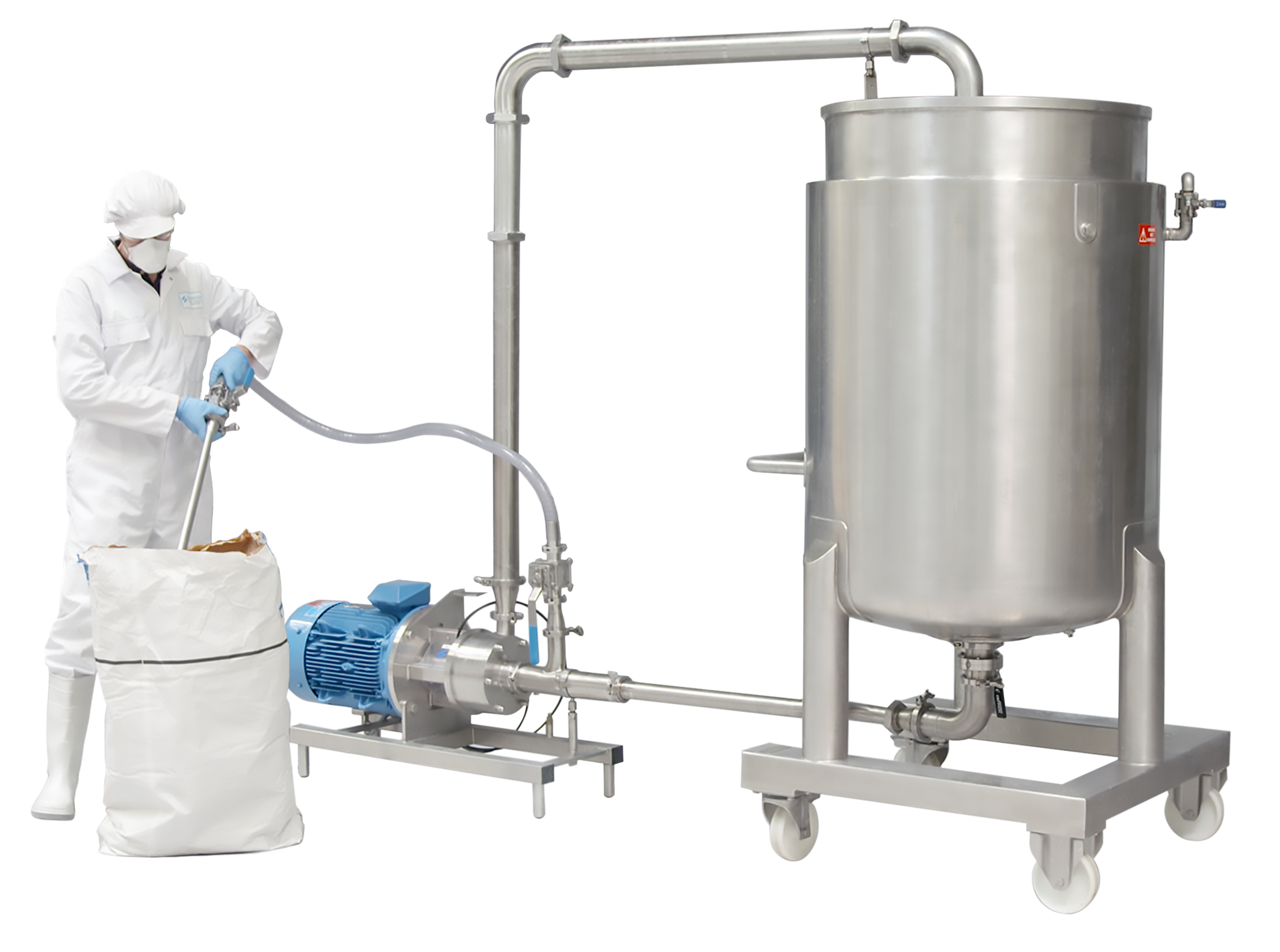 Low Aeration Powder/Liquid Mixer