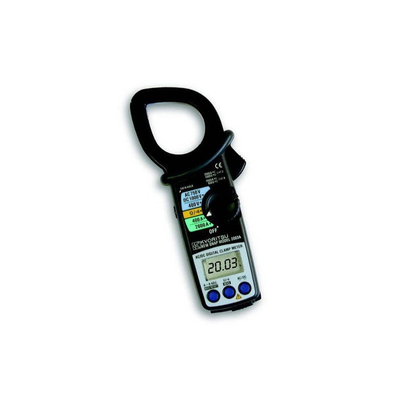 Kewtech Digital AC/DC 2000A Clamp Meter