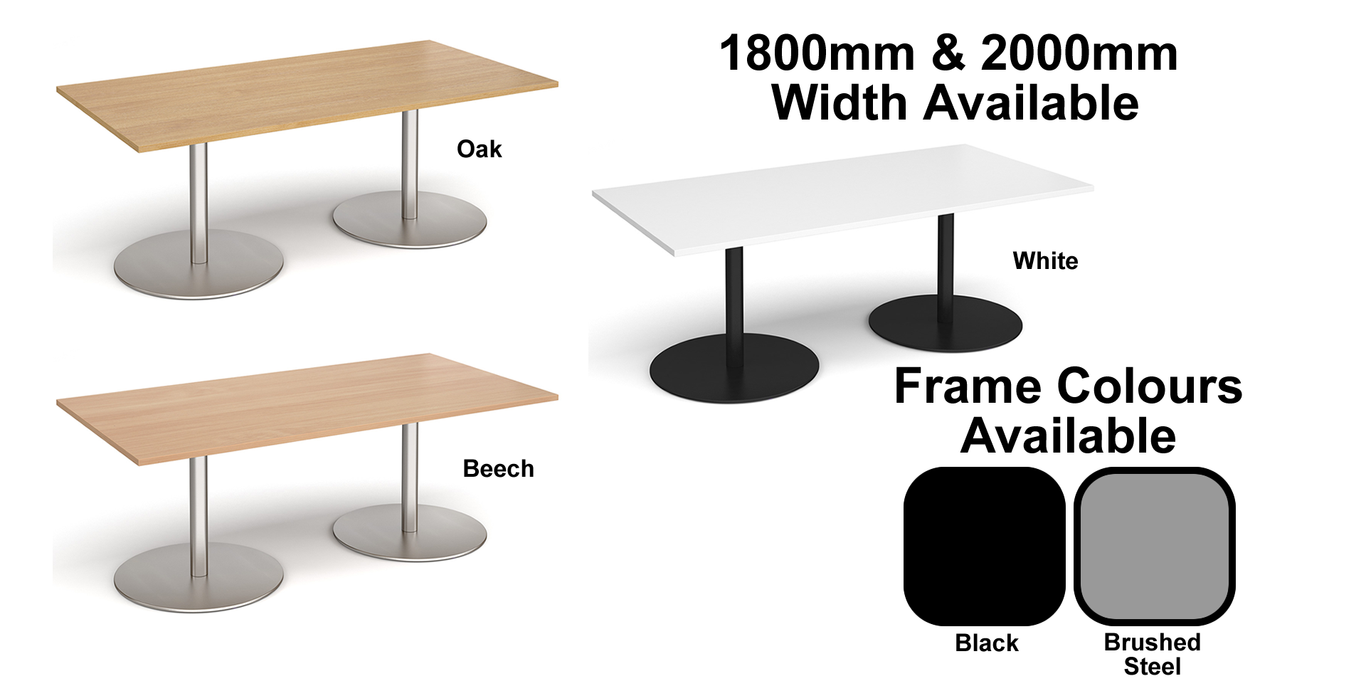 Eternal Rectangle Boardroom Meeting Table North Yorkshire