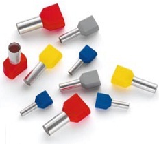 A16055TWIN / 005928 Insulated Blue Ferrules