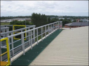 Tubular Section Fibreglass Handrail Systems