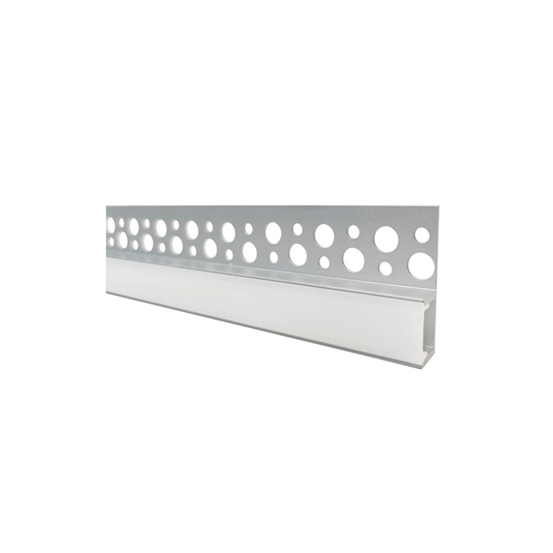 Integral Recessed Frosted Diffuser Profile Aluminium Rail 2 Metre