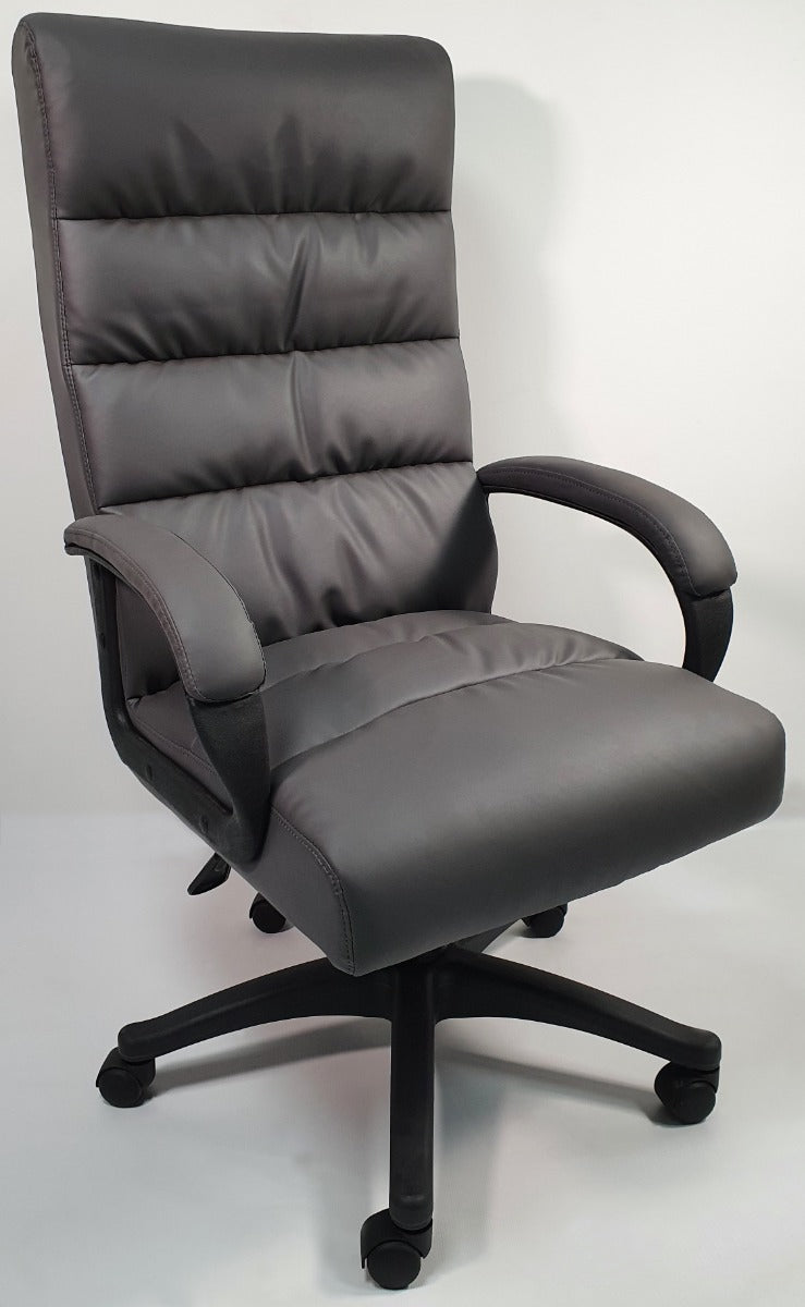 Providers Of Soft Padded Executive Office Chair in Grey - CHA-K35 UK