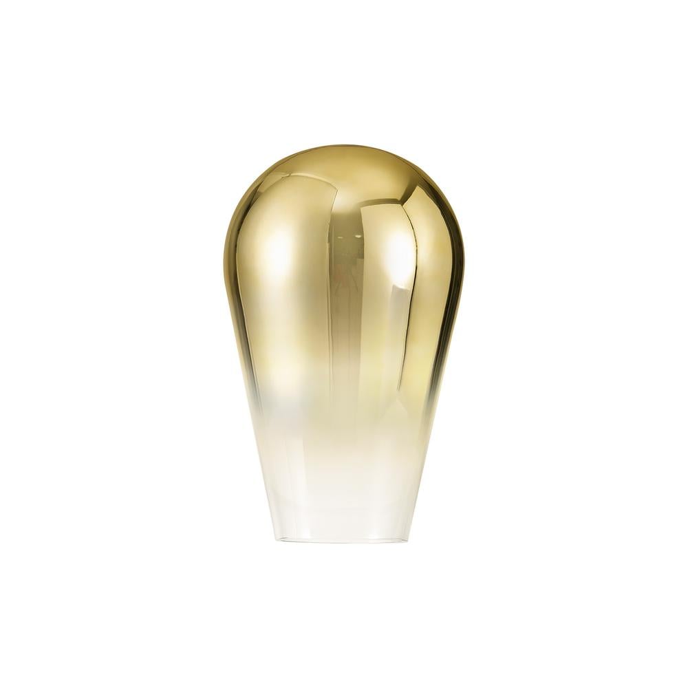 Luxuria Kennith 23cm Pear Shaped Glass (E) Gold Fade/Clear