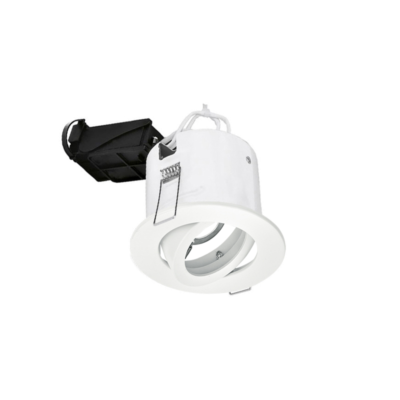 Aurora Lighting GU10 Downlight Adjustable Matt White