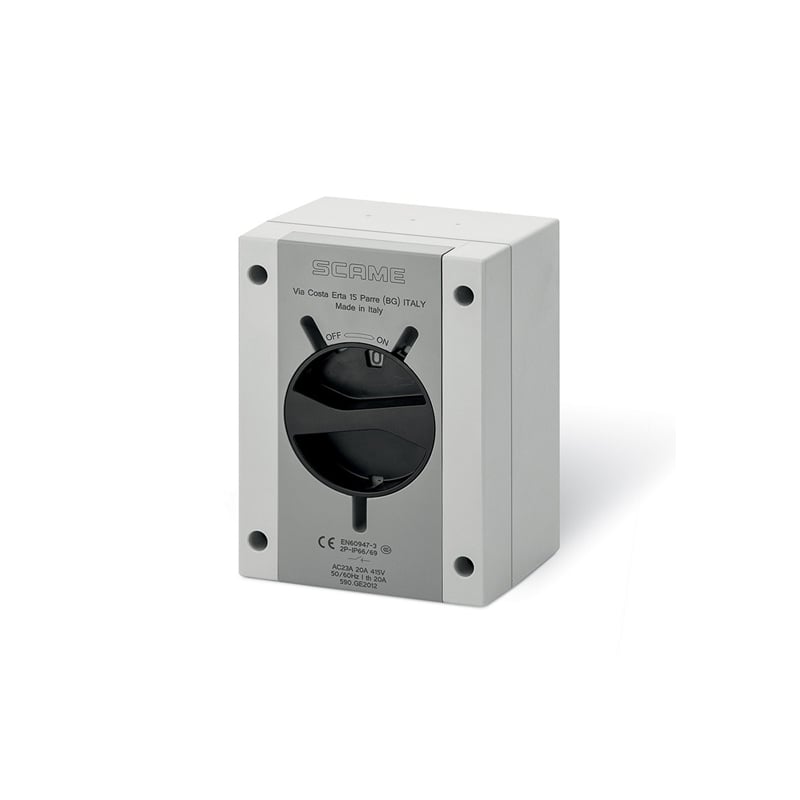 Scame 16A 450V Isolator Switch IP66