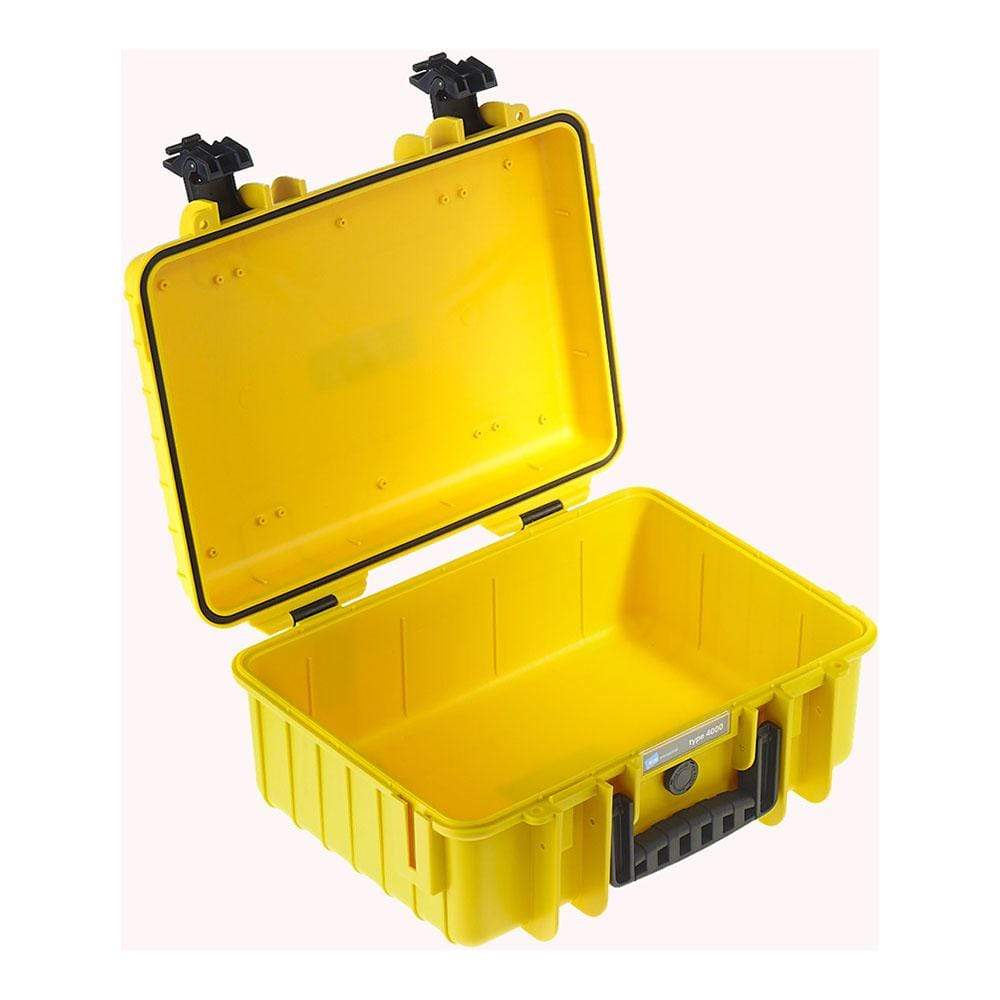 B&W Type 4000 Rugged Outdoor.Case - Yellow / empty