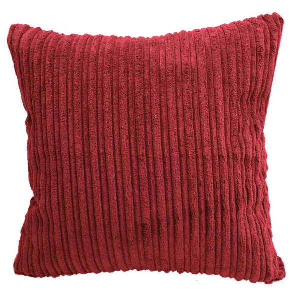 Red Chunky Cord Scatter Cushions or Covers. Sizes 16&#34; 18&#34; 20&#34; 22&#34; 24&#34;