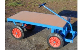 Heavy Duty Turntable Truck With Solid Rubber Wheels