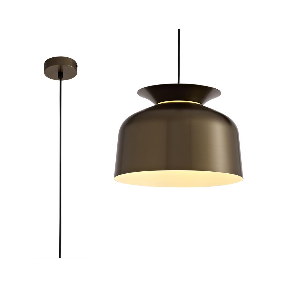 Luxuria * Zircon 35cm Single Pendant Light Adjustable E27 Antique Bronze