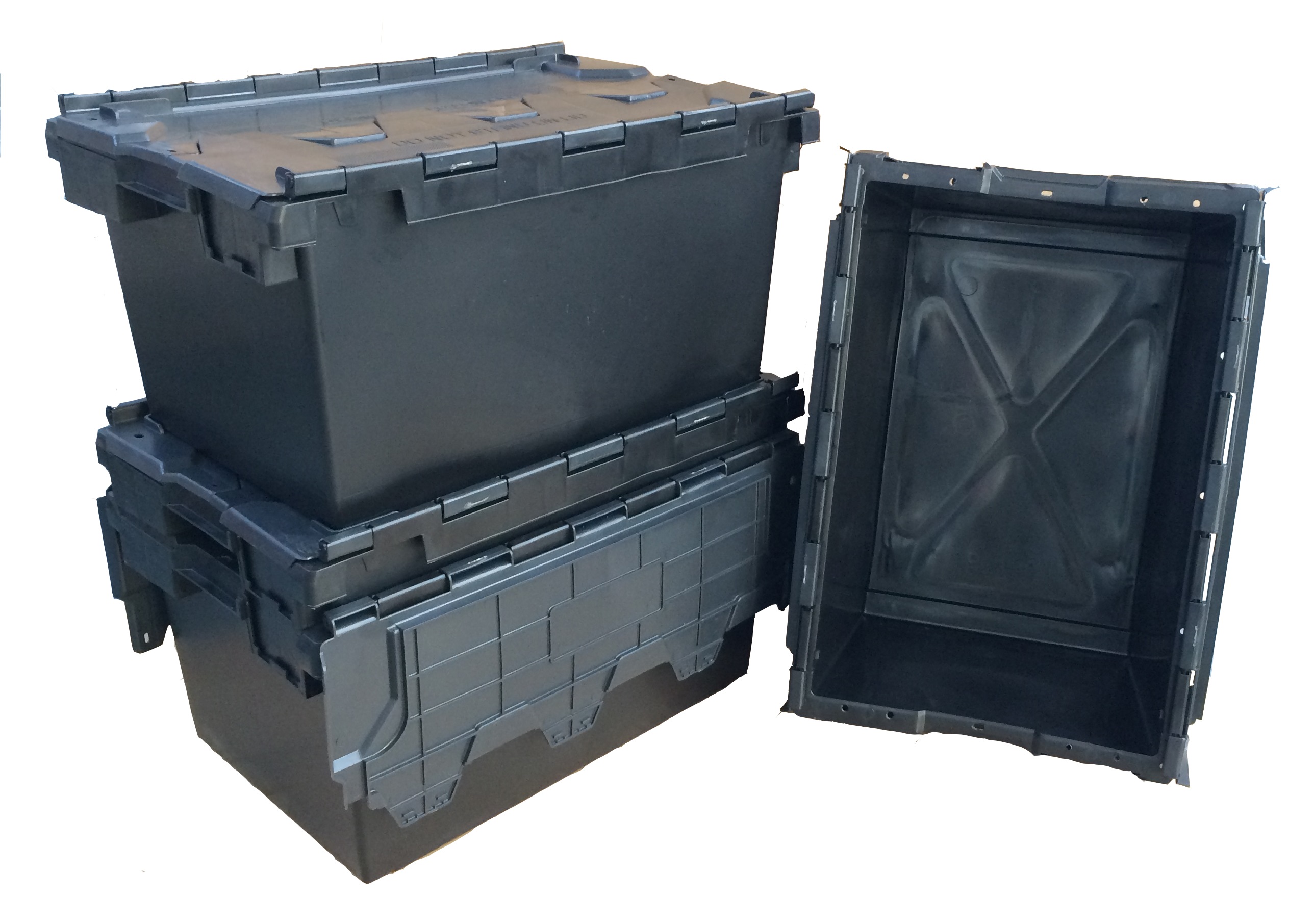 80-Litre Heavy Duty XL Attached Lid Container
