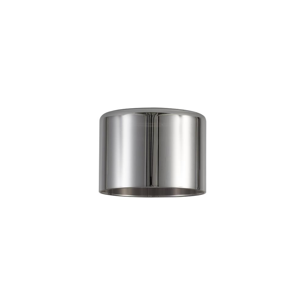 Luxuria Apex 150x110mm Short Cylinder (A) Chrome Glass Shade