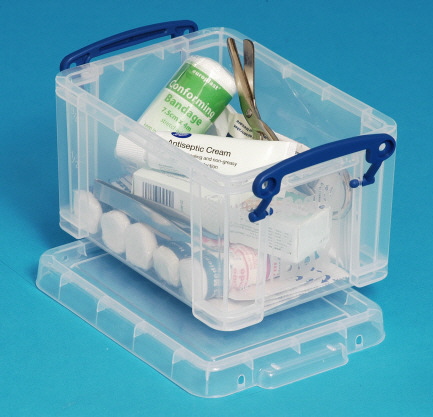 1.6 Litre Clear Really Useful Plastic Storage Box