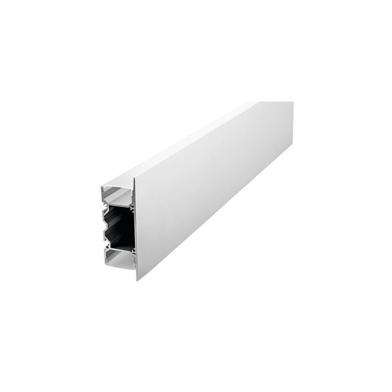 Integral Surface Mount Frosted Diffuser Profile Aluminium Rail 2 Metre