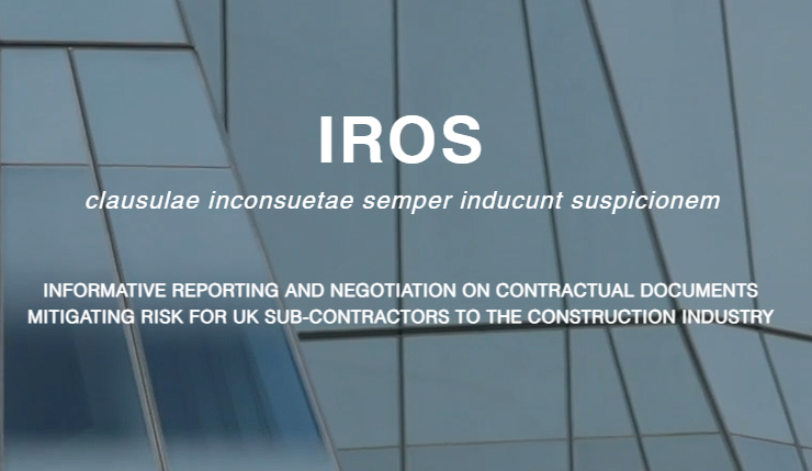 IROS CONTRACTUAL REPORTING & NEGOTIATION