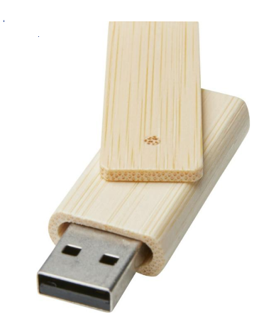 Rotate 4GB bamboo USB flash drive - Beige (12374602)