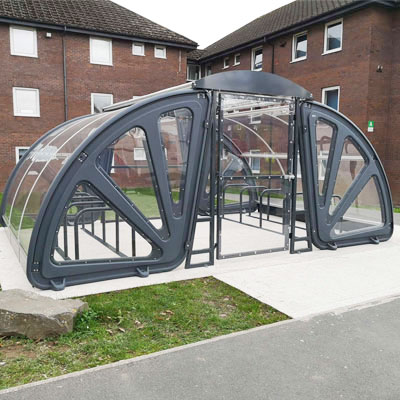 Manufacturers Of Aero&#8482; Corral Cycle Compound
                                    
	                                    Secure Enclosure for up to 20 Bicycles