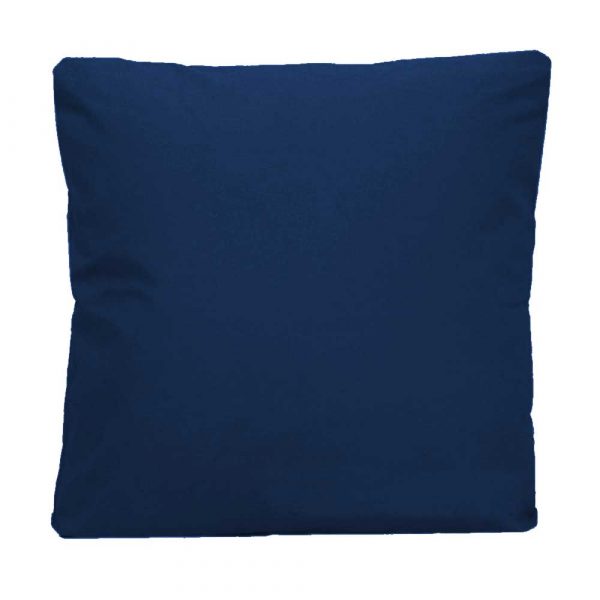 Navy Cotton Drill Scatter Cushion or Cover. Sizes 16&#34; 18&#34; 20&#34; 22&#34; 24&#34;