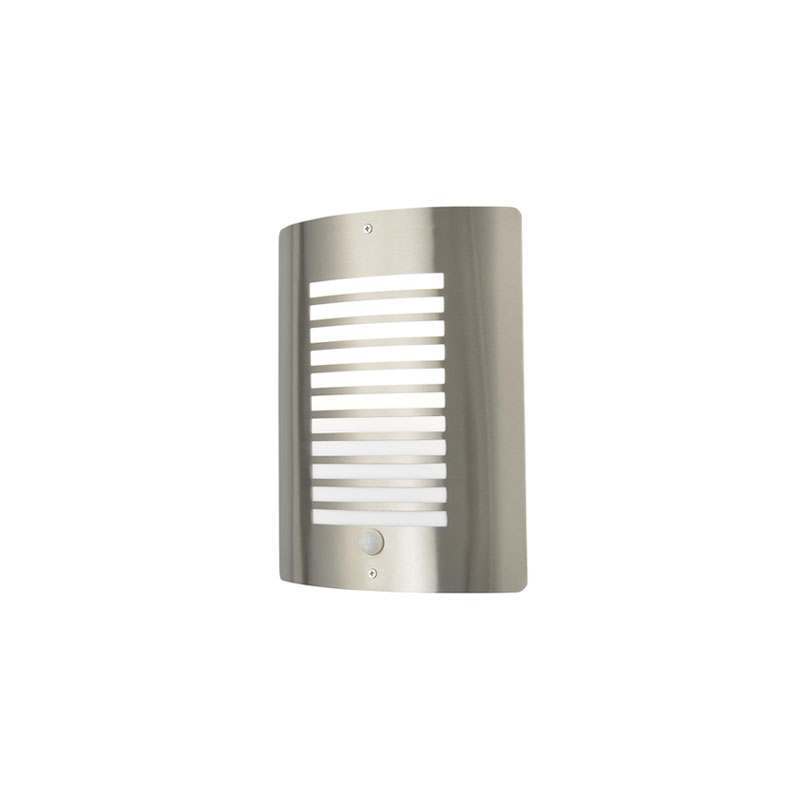 Forum Sigma Thin Slatted Wall Light Fitting Stainless Steel