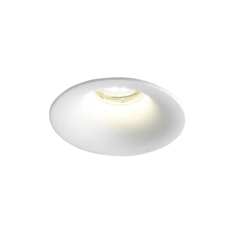 Forum Cabra Plaster Recessed GU10 Downlight White