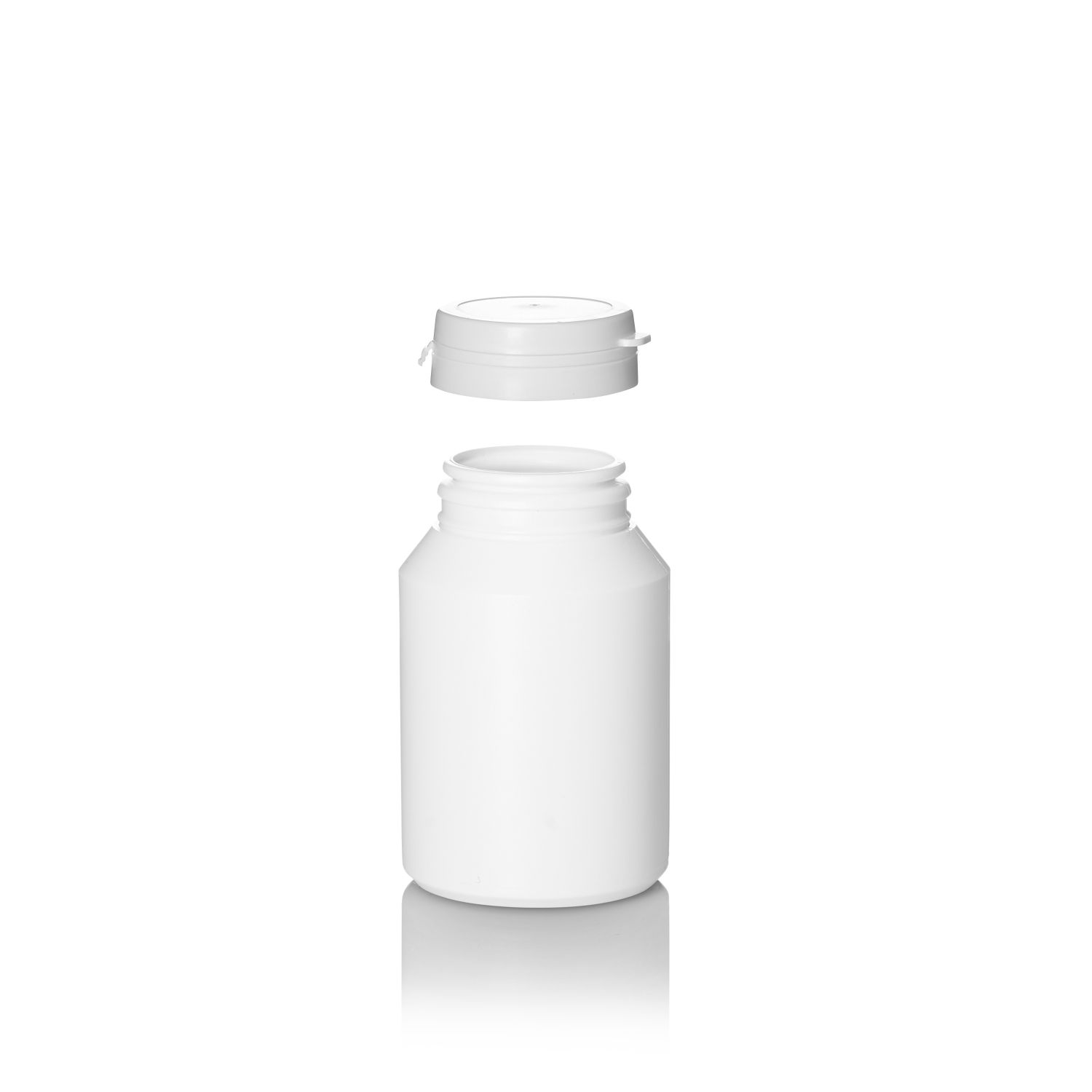 175ml White PP Tamper Evident Tampertainer Jar