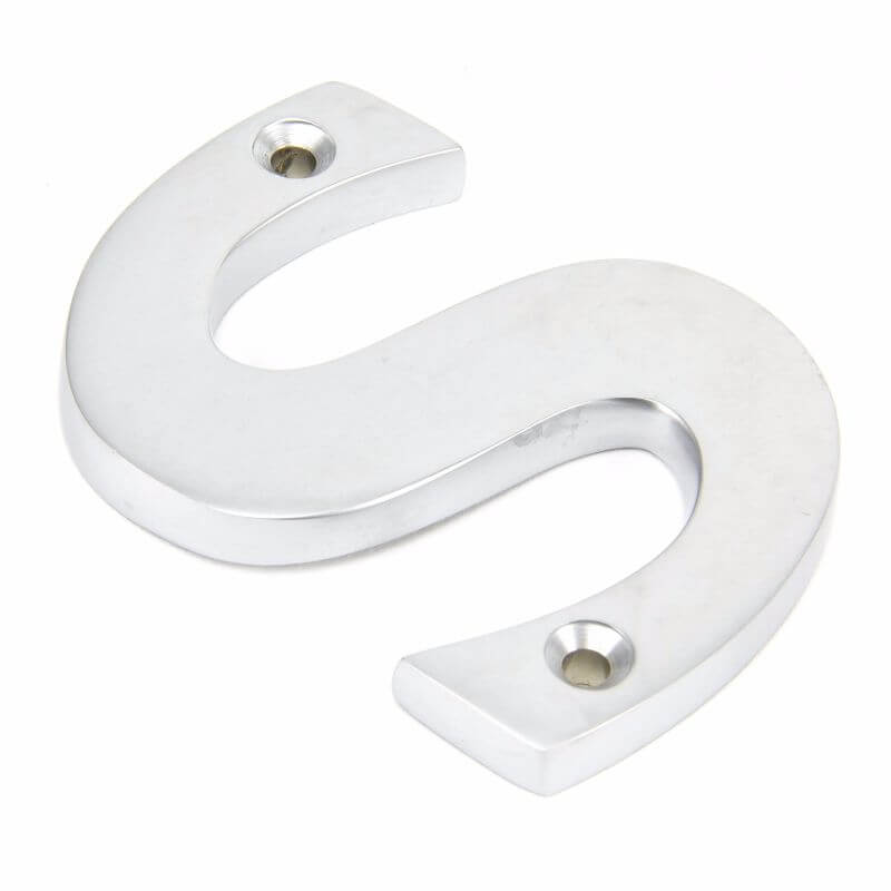 Anvil 83804S Satin Chrome Letter S