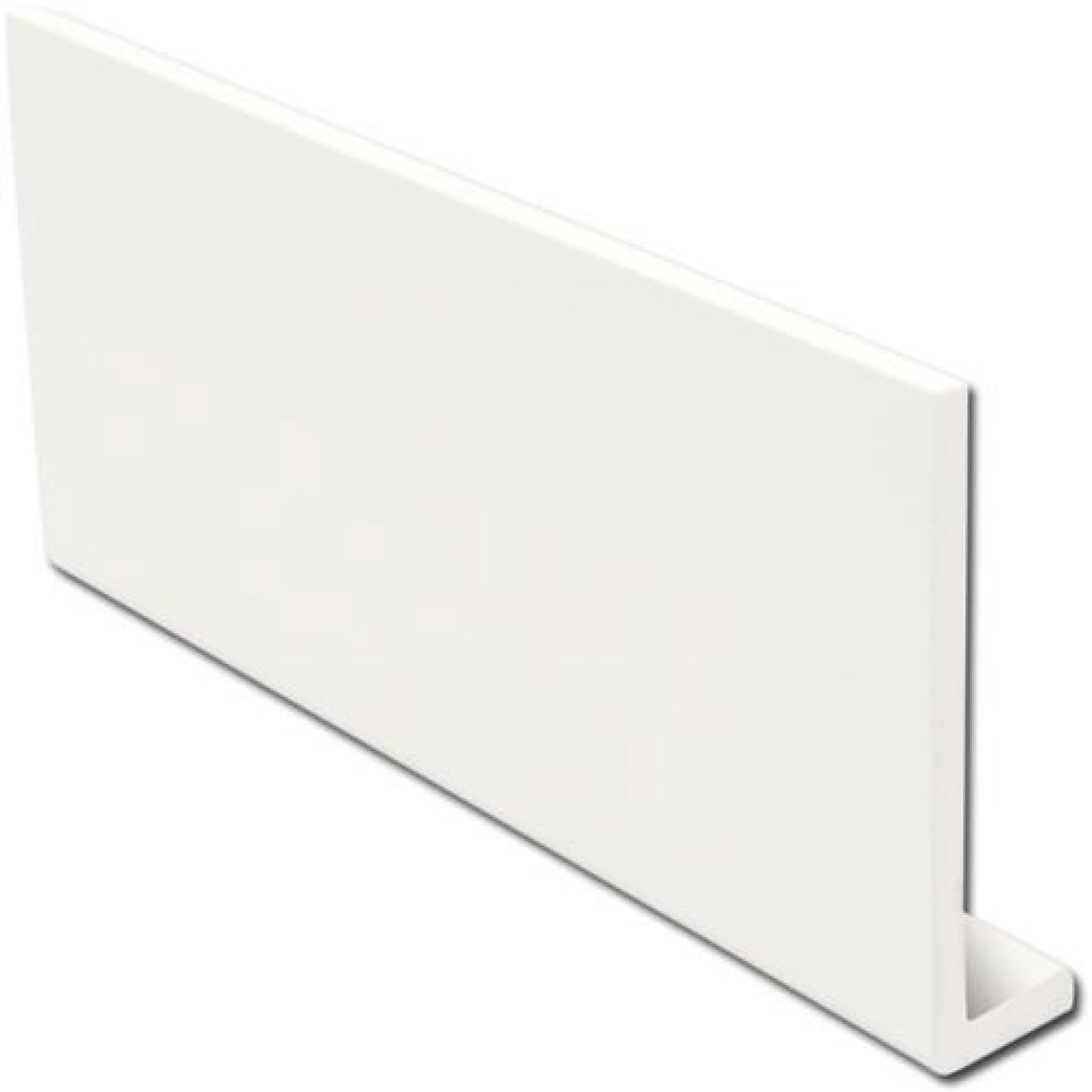 White Fascia Capping Boards Square 9mm x 5mtr