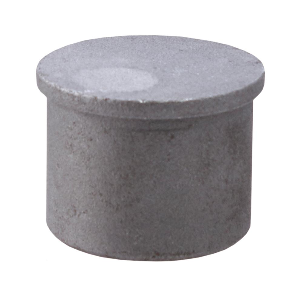 End Cap Flat top - Glue Fit - Cast Steel48.3mm Diameter for 2mm wall tube