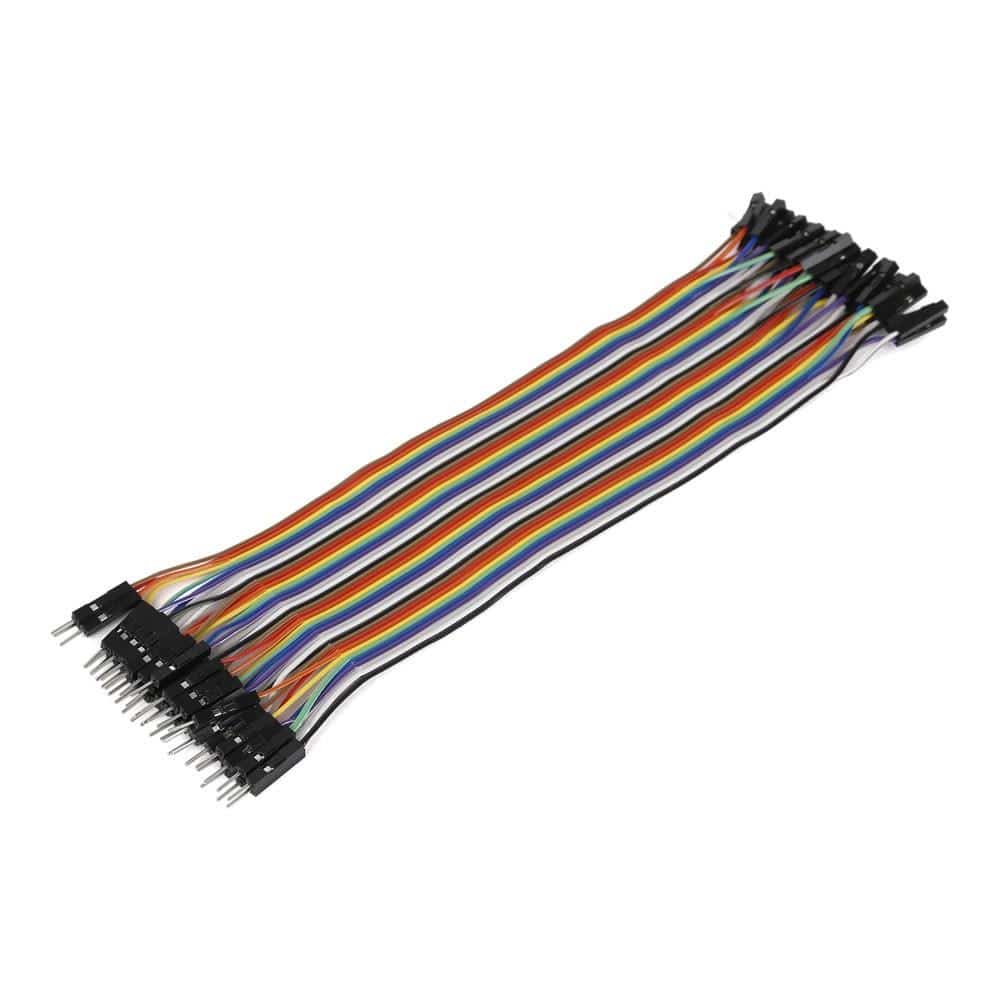 Ribbon Cable 40-wire, Male/FeMale, 20 cm