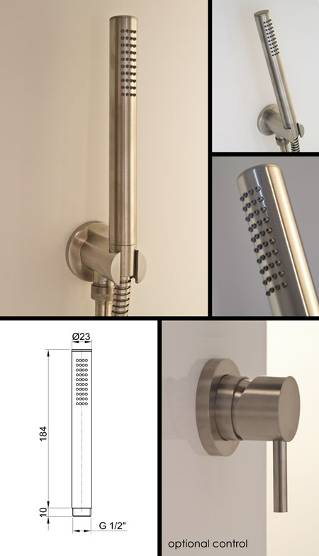 Stainless Handheld Shower Head (49M)