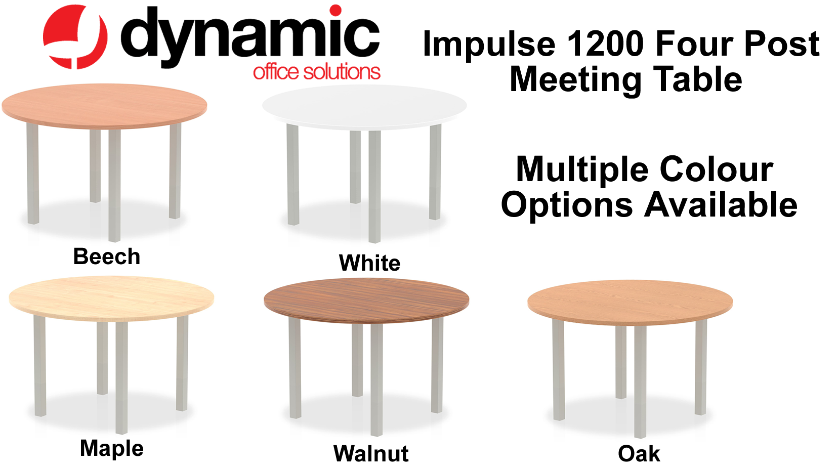 Impulse 1200 Round Meeting Table UK