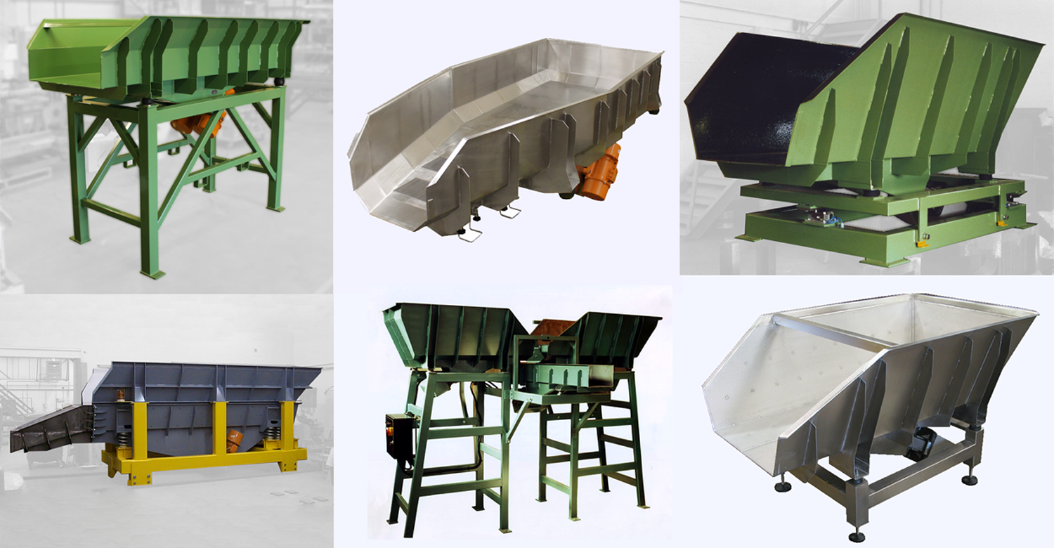 Hopper Feeders improve production efficiency of vibrating screen, feeding and conveyor applications