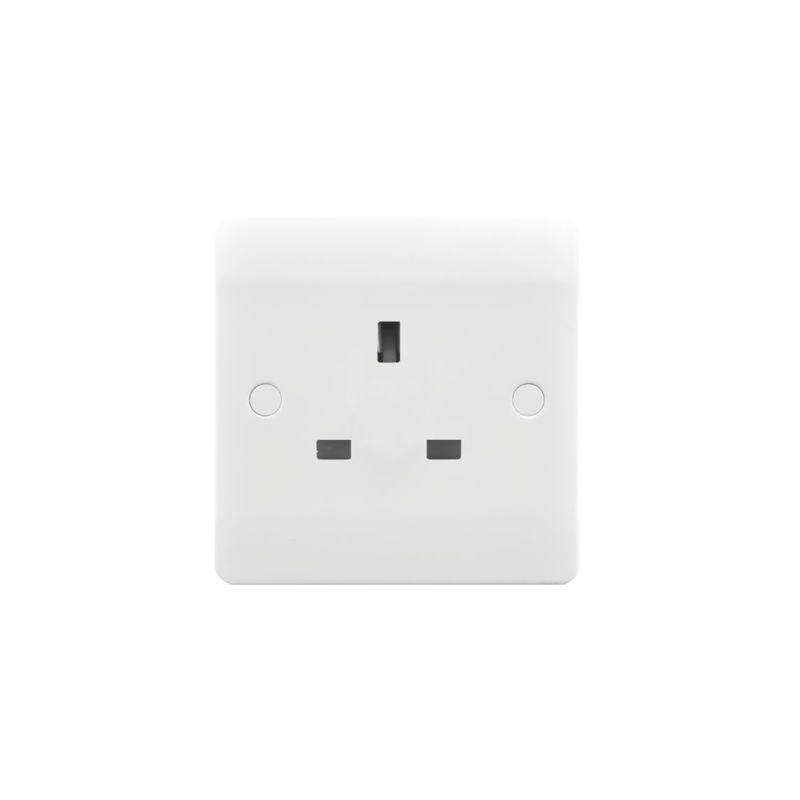 Hamilton Verve 1 Gang 13A Unswitched Socket Outlet