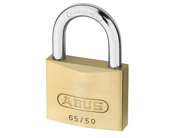 Abus 65/50 50mm Brass Padlock Twin Pack