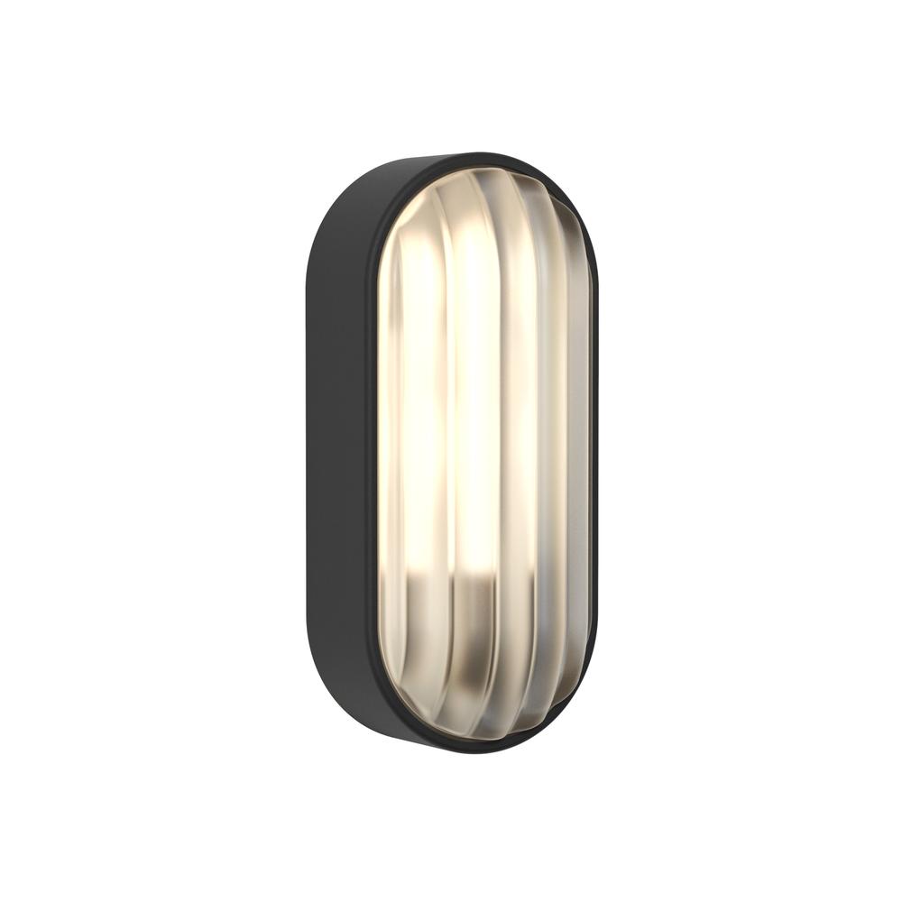 Astro Montreal Oval Textured Black Wall Light